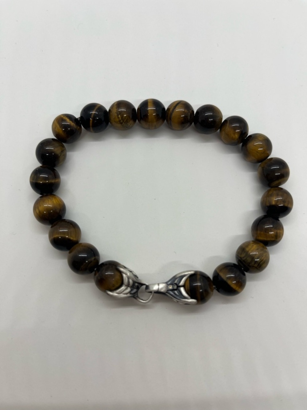 David Yurman, yellow tiger eye spiritual beads bracelet 8mm - Picture 2 of 6
